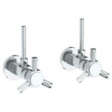 Watermark 111-MAS1-SP5-PC - Lavatory Angle Stop Kit -1/2 Compression x 3/8 OD Compression