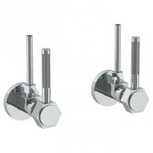 Watermark 111-MAS2-SP4-PC - Lavatory Angle Stop Kit -1/2 IPS x 3/8 OD Compression