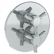 Watermark 111-T20-SP5-PC - Wall Mounted Thermostatic Shower Trim with built-in control, 7 1/2''