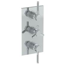 Watermark 111-T30-SP4-PC - Wall Mounted Thermostatic Shower Trim with 2 built-in controls, 6 1/4'' x 12''