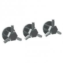 Watermark 111-WTR3-SP4-PC - Wall Mounted 3-Valve Shower Trim