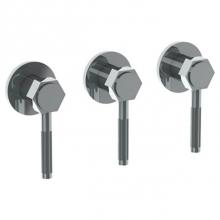 Watermark 111-WTR3-SP5-PC - Wall Mounted 3-Valve Shower Trim