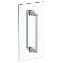 Watermark 115-0.1-18DDP-PN - H-Line 18'' double shower door pull/ glass mount towel bar