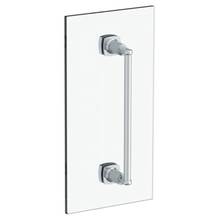 Watermark 115-0.1-6GDP-PC - H-Line 6'' shower door pull/ glass mount towel bar