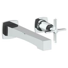 Watermark 115-1.2-MZ5-PC - Wall Mounted 2 Hole Lavatory Set with 7 5/8'' CTC Spout