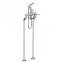 Watermark 115-8.3-MZ4-PC - Floor Standing Bath Set with Hand Shower