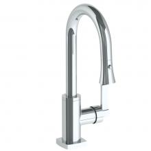 Watermark 115-9.3PG2-MZ4-PC - Deck Mounted 1 Hole Gooseneck Prep Faucet with Pull Down Spray