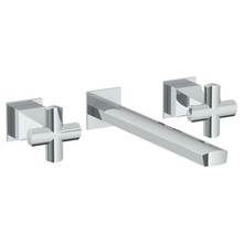 Watermark 125-5-BG5-PC - Wall Mounted 3 Hole Bath Set