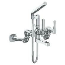 Watermark 125-5.2-BG4-PC - Wall Mounted Exposed Bath Set with Hand Shower