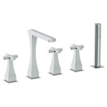 Watermark 125-8.1-BG5-PC - Deck Mounted 5 Hole Bath Set
