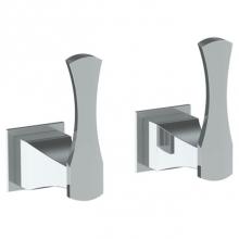 Watermark 125-WTR2-BG4-UPB - Wall Mounted 2-Valve Shower Trim