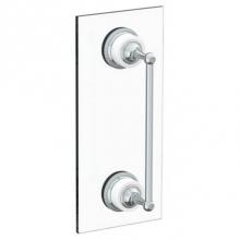 Watermark 180-0.1-18GDP--PC - Venetian 18'' shower door pull/ glass mount towel bar