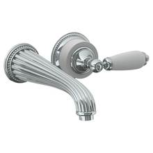 Watermark 180-1.2-DD-PC - Wall Mounted 2 Hole Lavatory Set with 8 1/4'' CTC Spout