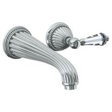 Watermark 180-1.2-SWU-PC - Wall Mounted 2 Hole Lavatory Set with 8 1/4'' CTC Spout