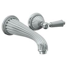 Watermark 180-1.2-U-PC - Wall Mounted 2 Hole Lavatory Set with 8 1/4'' CTC Spout