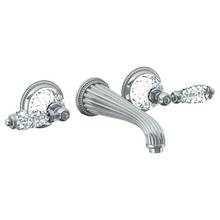 Watermark 180-2.2-AA-PC - Wall Mounted 3 Hole Lavatory Set with 8 1/4'' CTC Spout