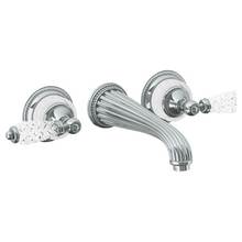 Watermark 180-2.2-BB-PC - Wall Mounted 3 Hole Lavatory Set with 8 1/4'' CTC Spout