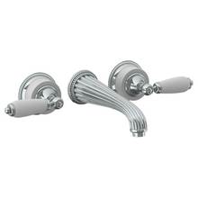 Watermark 180-2.2-DD-PC - Wall Mounted 3 Hole Lavatory Set with 8 1/4'' CTC Spout
