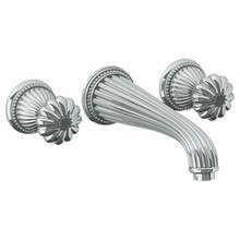 Watermark 180-2.2-T-PC - Wall Mounted 3 Hole Lavatory Set with 8 1/4'' CTC Spout