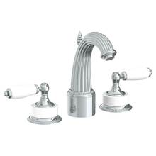 Watermark 180-2X-DD-PC - Deck Mounted 3 Hole Extended Lavatory Set