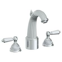 Watermark 180-2X-U-PC - Deck Mounted 3 Hole Extended Lavatory Set