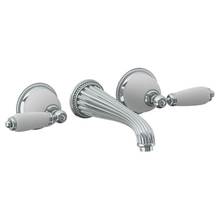 Watermark 180-2.2-CC-PC - Wall Mounted 3 Hole Lavatory Set with 8 1/4'' CTC Spout