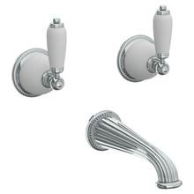 Watermark 180-5-CC-PC - Wall Mounted 3 Hole Bath Set