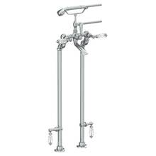 Watermark 180-8.3STP-AA-PC - Floor Standing Bath Set with Hand Shower and Shut-Off Valves