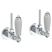 Watermark 180-MAS1-CC-UPB - Lavatory Angle Stop Kit -1/2'' Compression x 3/8'' OD Compression