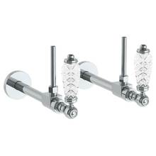 Watermark 180-MAS3-BB-PC - Lavatory Angle Stop Kit -1/2'' Sweat x 3/8'' OD Compression