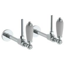 Watermark 180-MAS3-DD-PC - Lavatory Angle Stop Kit -1/2'' Sweat x 3/8'' OD Compression
