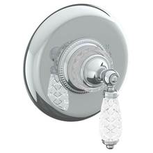 Watermark 180-P80-BB-PC - Wall Mounted Pressure Balance Shower Trim, 7'' dia.