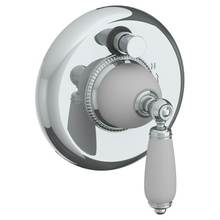 Watermark 180-P90-CC-PC - Wall Mounted Pressure Balance Shower Trim with Diverter, 7'' dia.