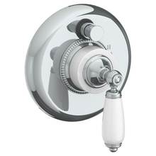 Watermark 180-P90-DD-PC - Wall Mounted Pressure Balance Shower Trim with Diverter, 7'' dia.