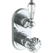 Watermark 180-T25-SWU-PC - Wall Mounted Mini Thermostatic Shower Trim with built-in control, 3 1/2''