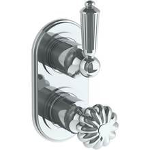 Watermark 180-T25-U-PC - Wall Mounted Mini Thermostatic Shower Trim with built-in control, 3 1/2''