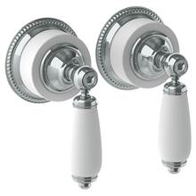Watermark 180-WTR2-DD-PC - Wall Mounted 2-Valve Shower Trim