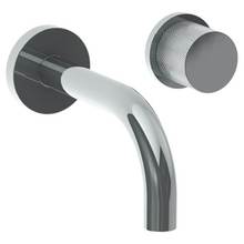 Watermark 22-1.2S-TIA-PC - Wall Mounted 2 Hole Lavatory Set with 6'' Spout