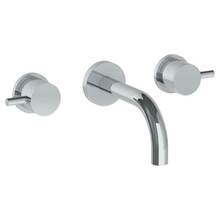 Watermark 22-2.2S-TIB-PC - Wall Mounted 3 Hole Lavatory Set with 6'' Spout