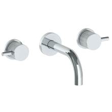 Watermark 22-2.2S-TIC-PC - Wall Mounted 3 Hole Lavatory Set with 6'' Spout