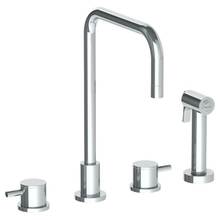 Watermark 22-7.1-TIB-PC - Deck Mounted 4 Hole Square Top Kitchen Set -  Includes Side Spray