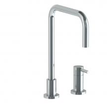 Watermark 22-7.1.3-TIBV-PC - Deck Mounted 2 Hole Square Top Kitchen Faucet