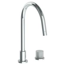 Watermark 22-7.1.3G-TIA-SN - Deck Mounted 2 Hole Gooseneck Kitchen Faucet