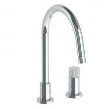 Watermark 22-7.1.3G-TIAV-PC - Deck Mounted 2 Hole Gooseneck Kitchen Faucet