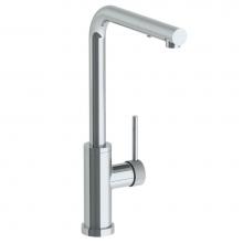 Watermark 22-7.3P1-TIC-PC - Deck Mounted 1 Hole Square Top Kitchen Faucet with Pull Out Spray - High Spout