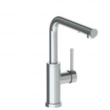 Watermark 22-7.3P3-TIB-PC - Deck Mounted 1 Hole Square Top Kitchen Faucet with Pull Out Spray - Low Spout