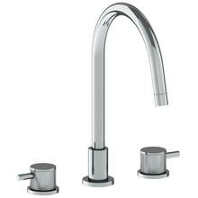 Watermark 22-7G-TIC-PC - Deck Mounted 3 Hole Gooseneck Kitchen Faucet