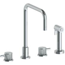 Watermark 22-7.1-TIC-PC - Deck Mounted 4 Hole Square Top Kitchen Set -  Includes Side Spray
