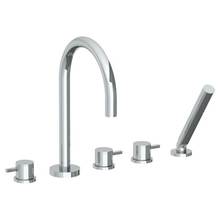 Watermark 22-8.1-TIB-PC - Deck Mounted 5 hole Gooseneck Bath set