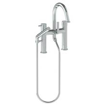 Watermark 22-8.2-TIB-PC - Deck Mounted Exposed Gooseneck Bath Set with Hand Shower